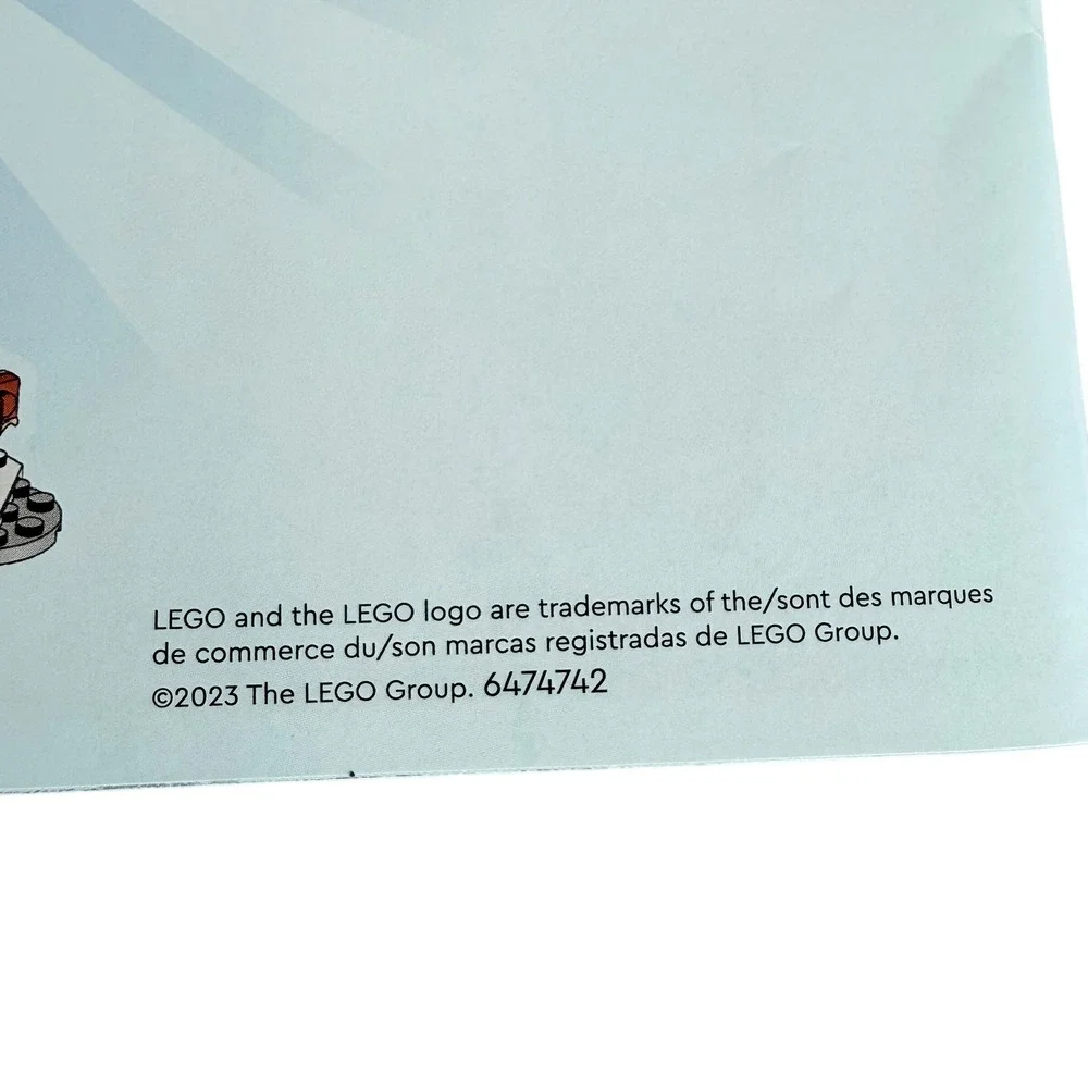 LEGO Creator 31142 Instructiont Manual Space Roller Coaster 3-in-1 White 2023